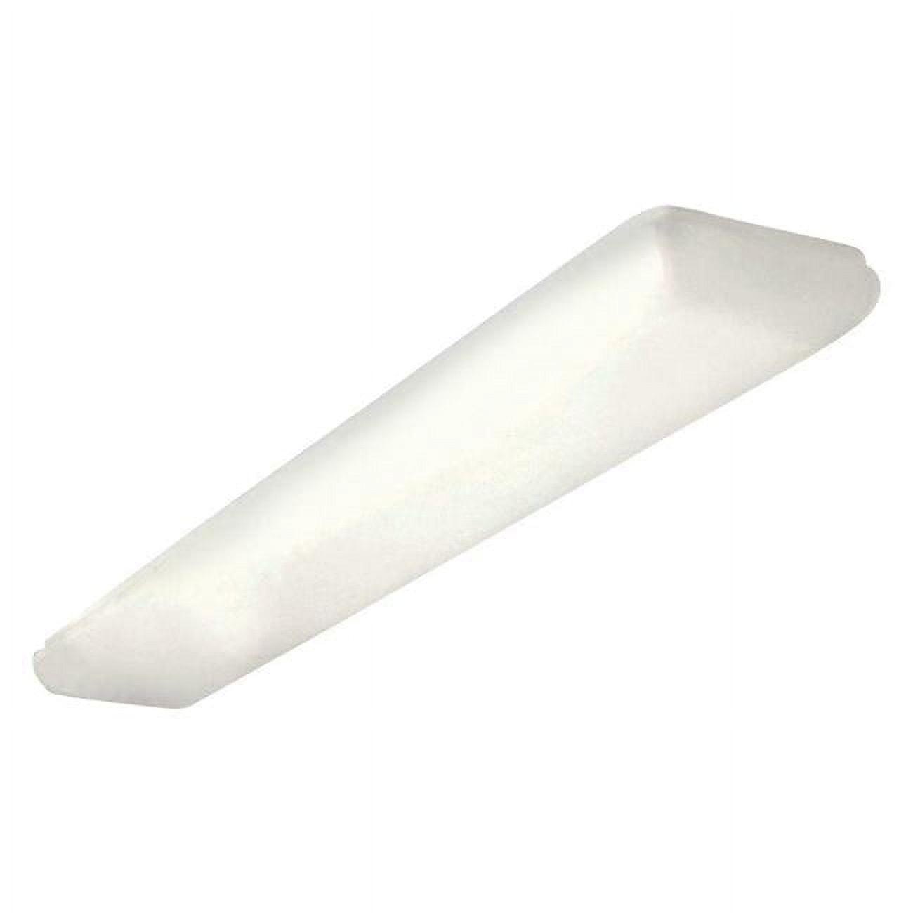 51.25 in. Fluorescent Lighting Series Overhead Two Puff Light, White