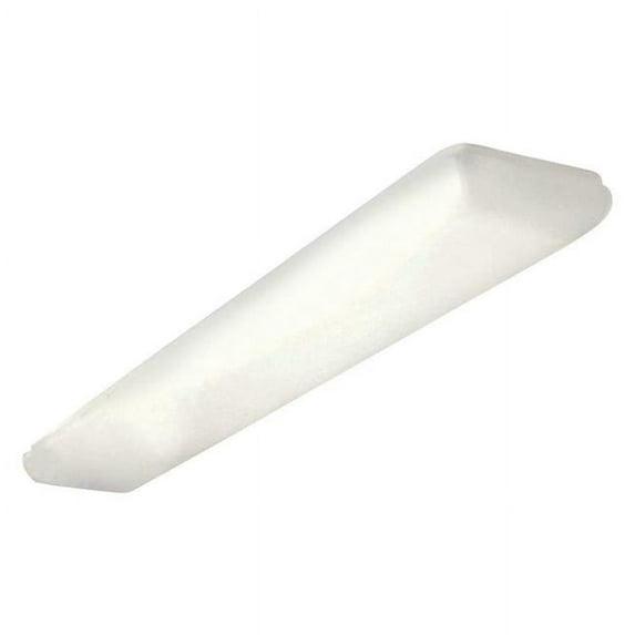 51.25 in. Fluorescent Lighting Series Overhead Two Puff Light, White