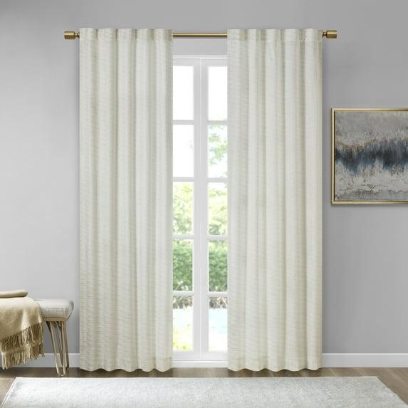 510 Design Colt Room Darkening Poly Velvet Rod Pocket/Back Tab Curtain Panel Pair (Set of 2)