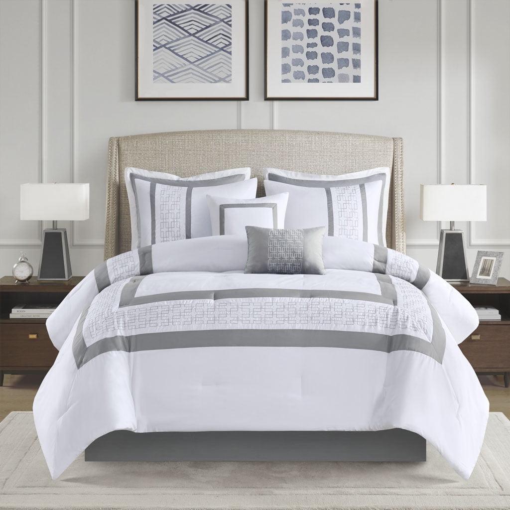 510 Design 8pc Elmore Embroidered Comforter Set