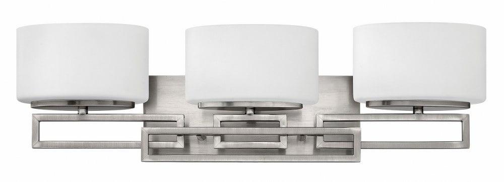 5103AN-Hinkley Lighting-Lanza - 3 Light Bath Vanity in Transitional Style - 25 Inches Wide by 6.75 Inches High-Antique Nickel Finish-Halogen Lamping