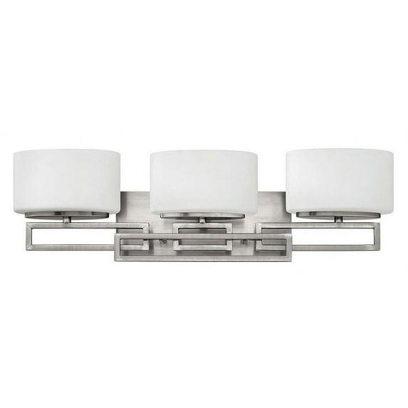 5103AN-LED-Hinkley Lighting-Lanza - 3 Light Bath Vanity in Transitional Style - 25 Inches Wide by 6.75 Inches High-Antique Nickel Finish-LED Lamping