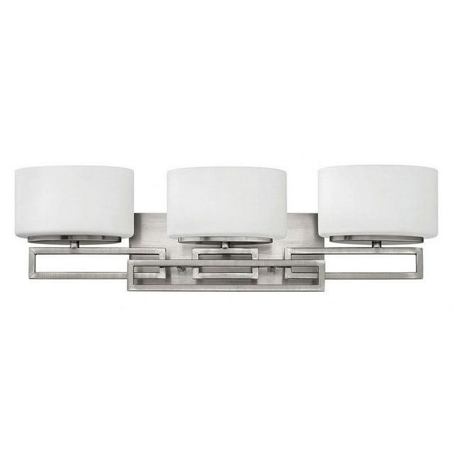 5103AN-LED-Hinkley Lighting-Lanza - 3 Light Bath Vanity in Transitional Style - 25 Inches Wide by 6.75 Inches High-Antique Nickel Finish-LED Lamping