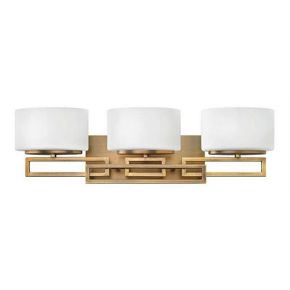 5103BR-LED-Hinkley Lighting-Lanza - 3 Light Bath Vanity in Transitional Style - 25 Inches Wide by 6.75 Inches High-Brushed Bronze Finish-LED Lamping