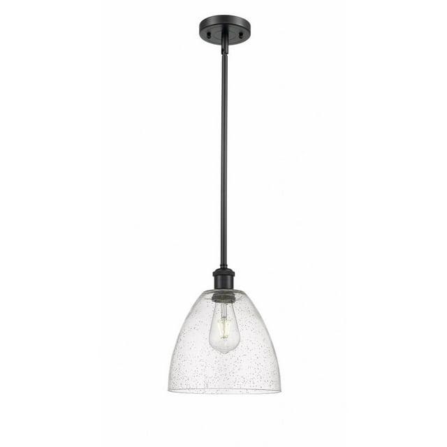 Innovations Lighting Bristol Glass 1 - Light Pendant in  Matte Black