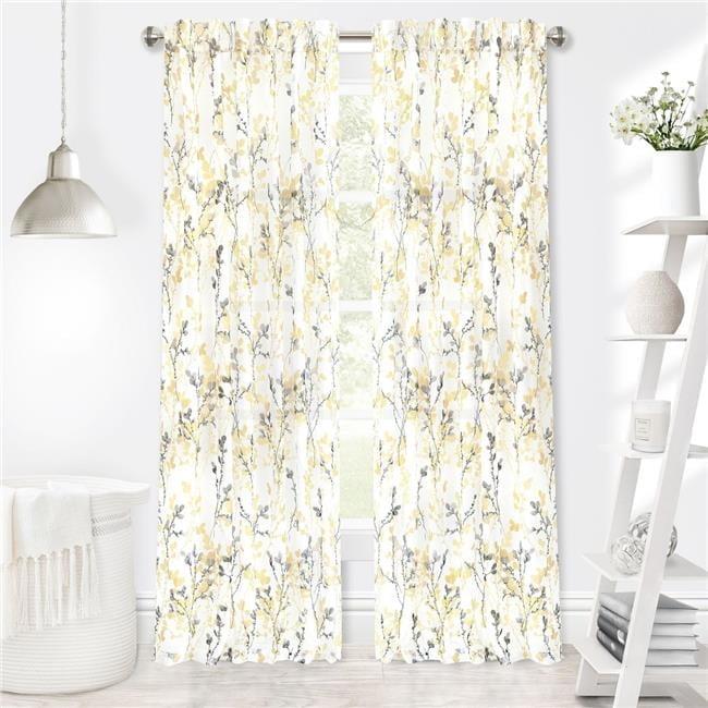 Red Barrel Studio® Molineux Polyester Semi Sheer Curtain Single Panel