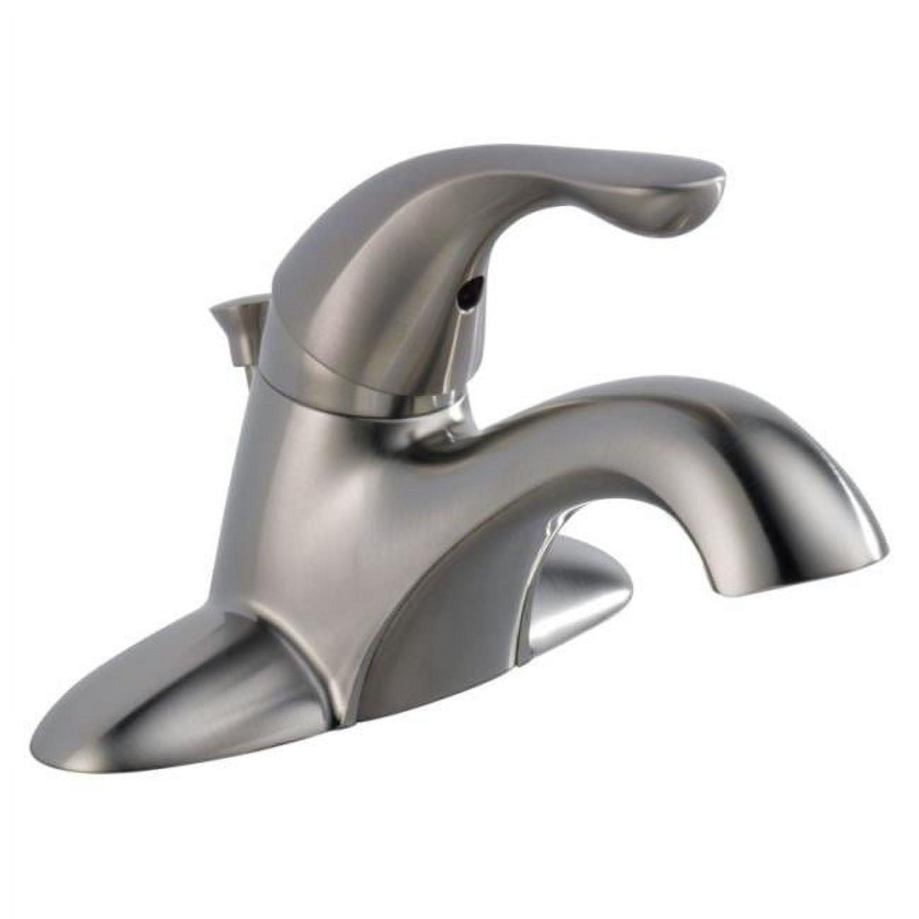 Stainless Steel Single Handle Centerset Bathroom Faucet