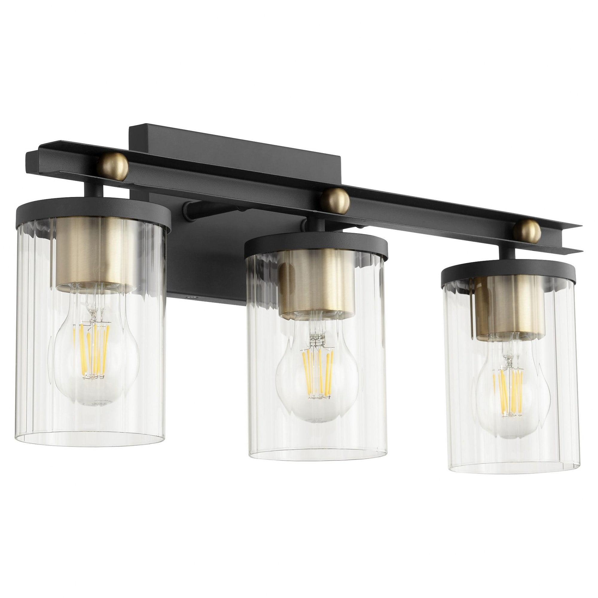 529-3-6980-Quorum Lighting-Empire - 3 Light Bath Vanity-8.25 Inches Tall and 20.75 Inches Wide