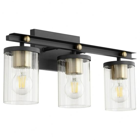 529-3-6980-Quorum Lighting-Empire - 3 Light Bath Vanity-8.25 Inches Tall and 20.75 Inches Wide