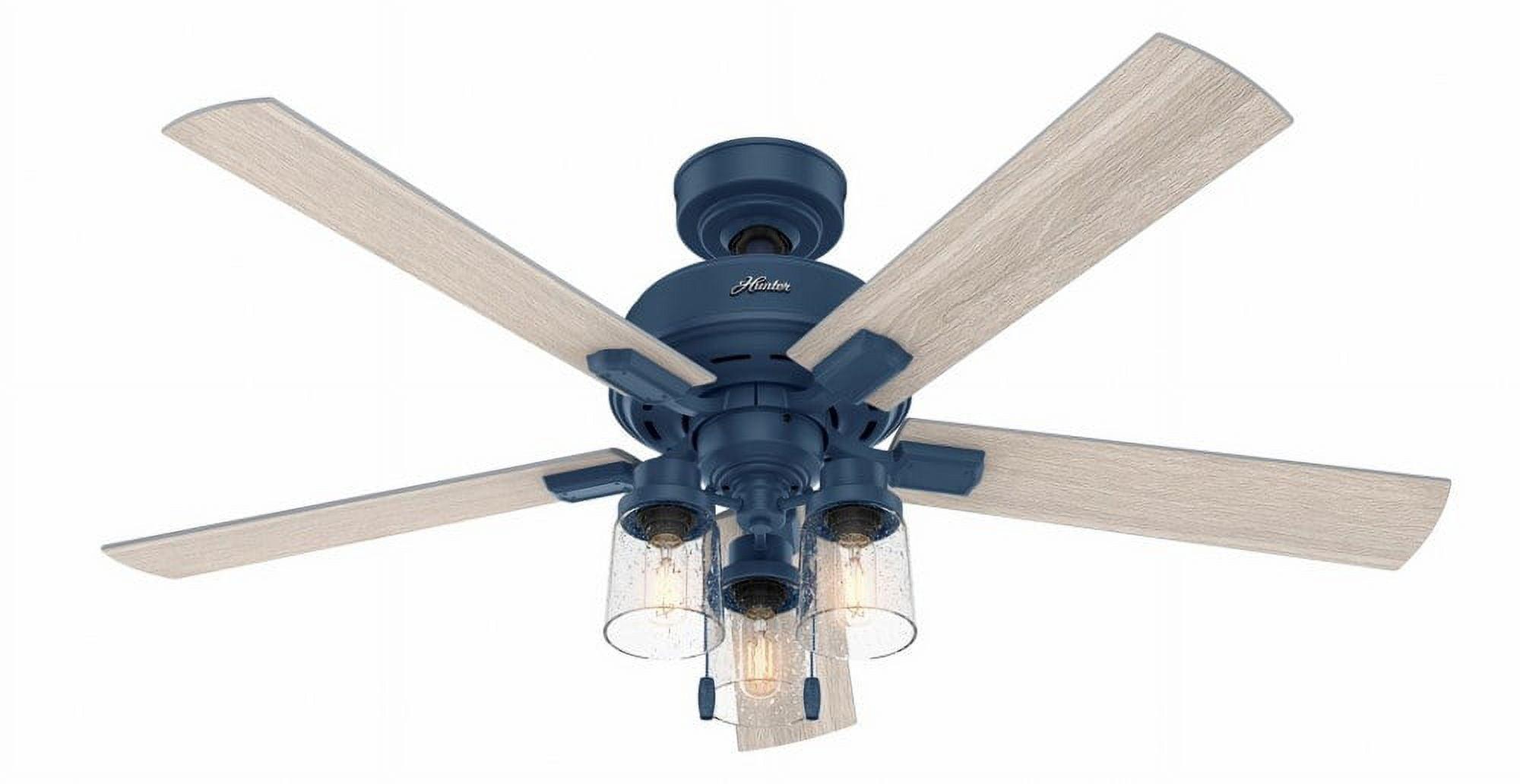 52" Hartland 5 - Blade Standard Ceiling Fan with Pull Chain and Light Kit Included