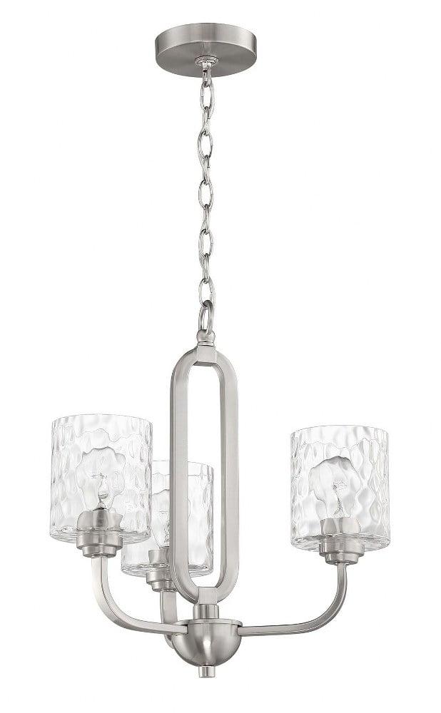 Craftmade Lighting 3 - Light Chandelier in  Brushed Polished Nickel