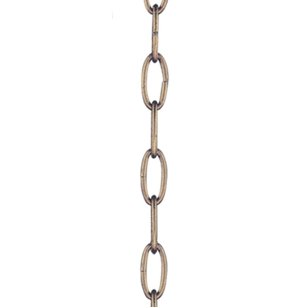 Vintage Gold Leaf 36 Inch Decorative Steel Chain