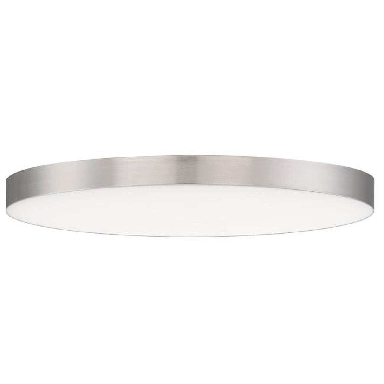 Maxim 57670WTSN 16 in. Trim Satin Nickel LED Flush Mount Ceiling Light