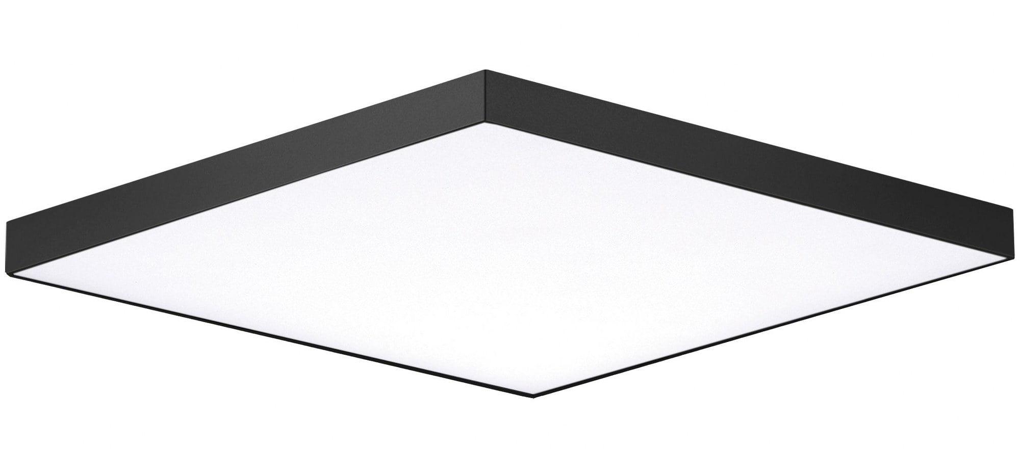 57675WTBK-Maxim Iluminación-remate - 15 Pulgadas 25W 1 LED Montaje Empotrado Cuadrado-acabado Negro