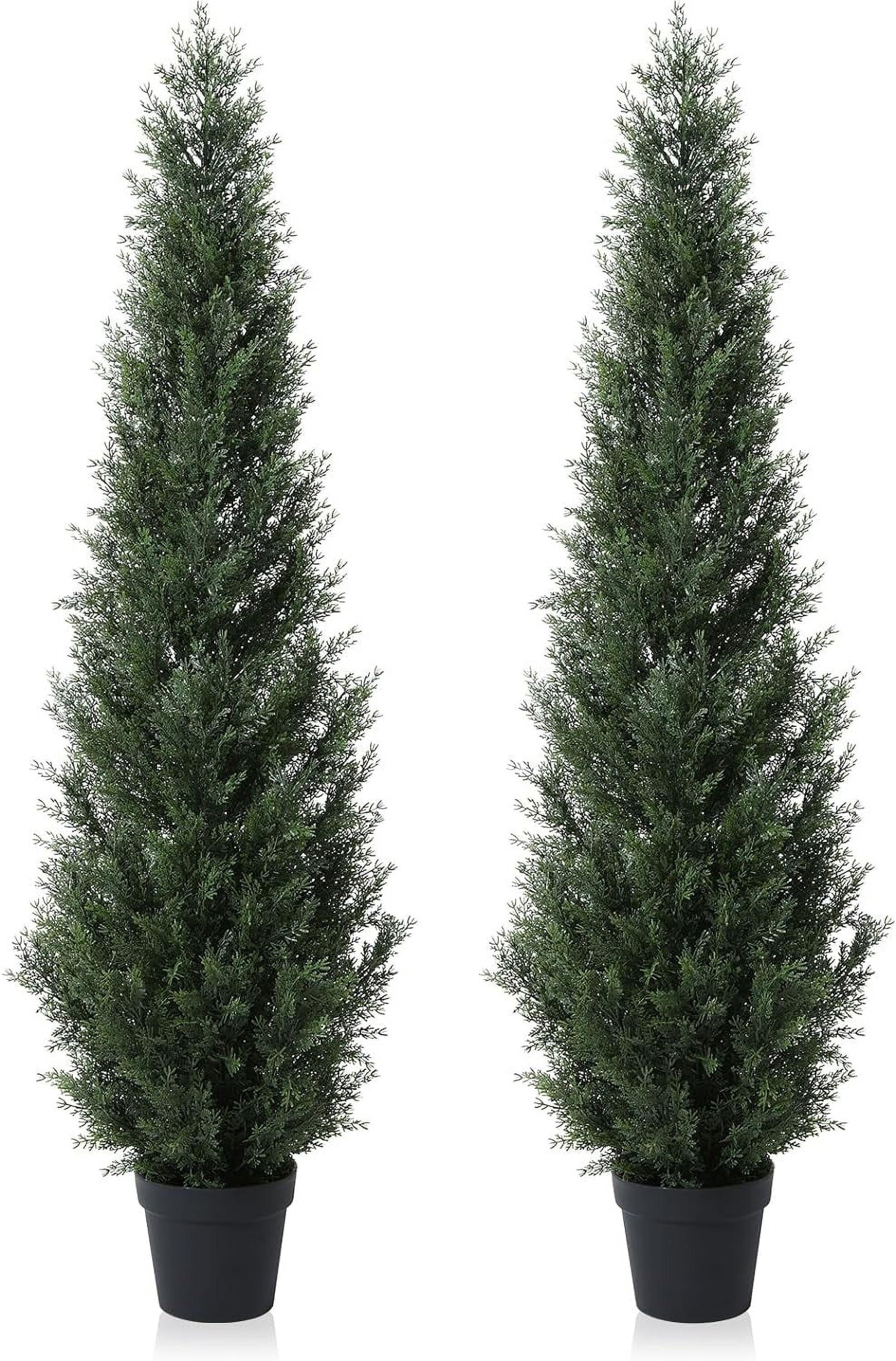 DR.Plazen 2 Pack 33 Leaves  Lifelike Artificial Boston Fern Plants, Premium Faux Greenery for Home Office Porch Decor, Hanging or Pot Display, Indoor/Outdoor Use (Pot Not Included)​