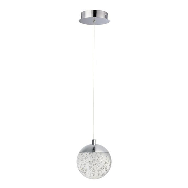 ET2 E24261-91PC Orb II 1-Light Pendant Ceiling Light, Polished Chrome