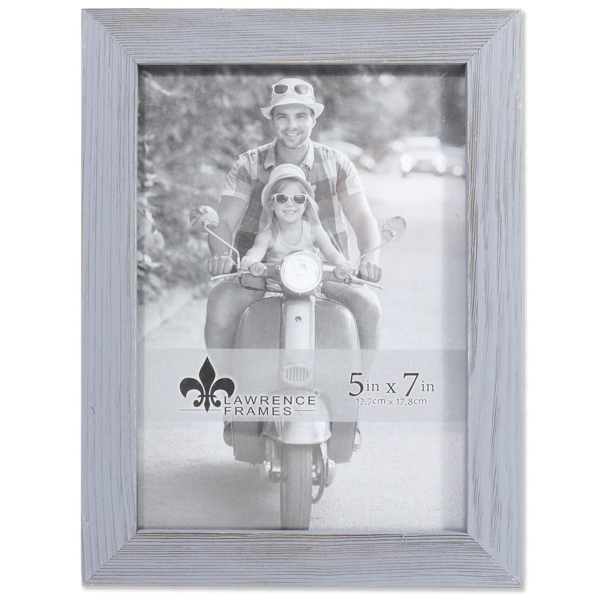 5x7 Weathered Gray Wood Picture Frame