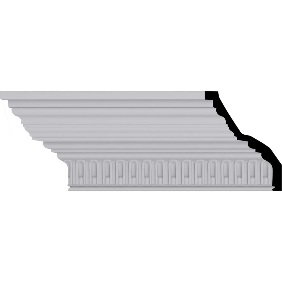 6 1/2"H x 5"P x 8 1/4"F x 94 1/2"L, (1" Repeat), Berkshire Crown Moulding