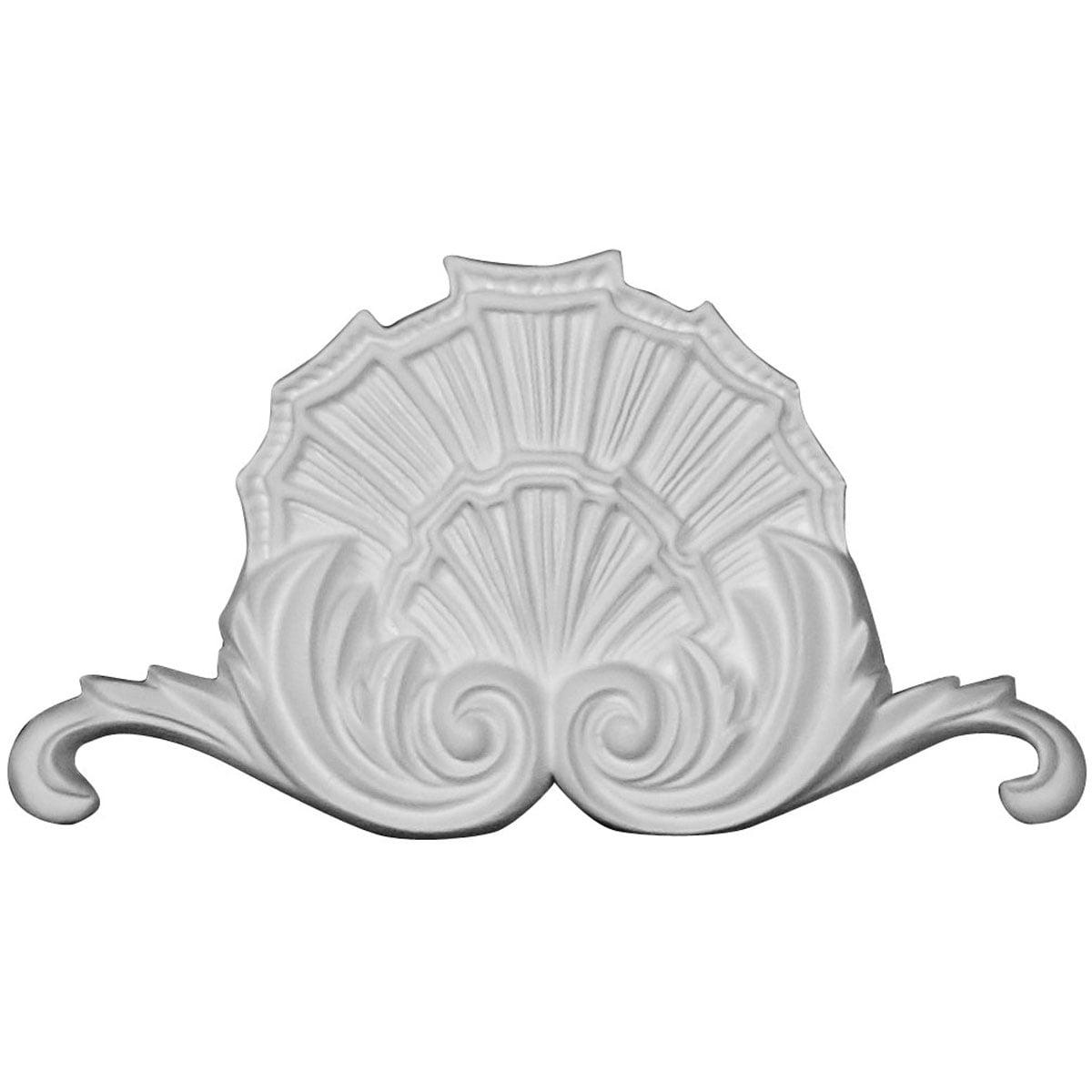 Primed Polyurethane Modern Shell Applique & Onlay