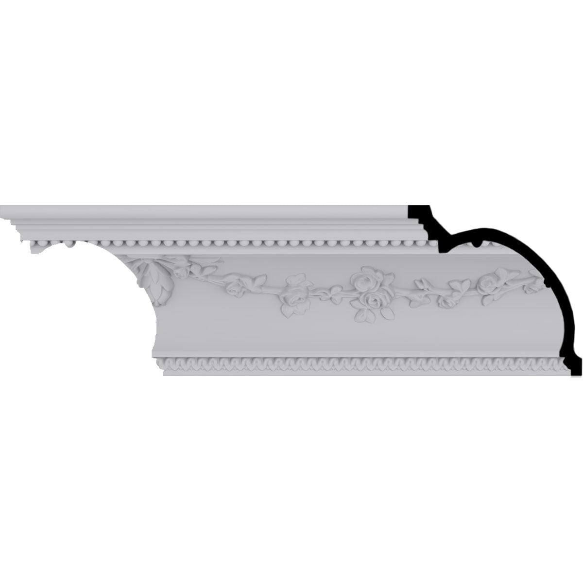 Ekena Millwork Floral Swag Crown Moulding
