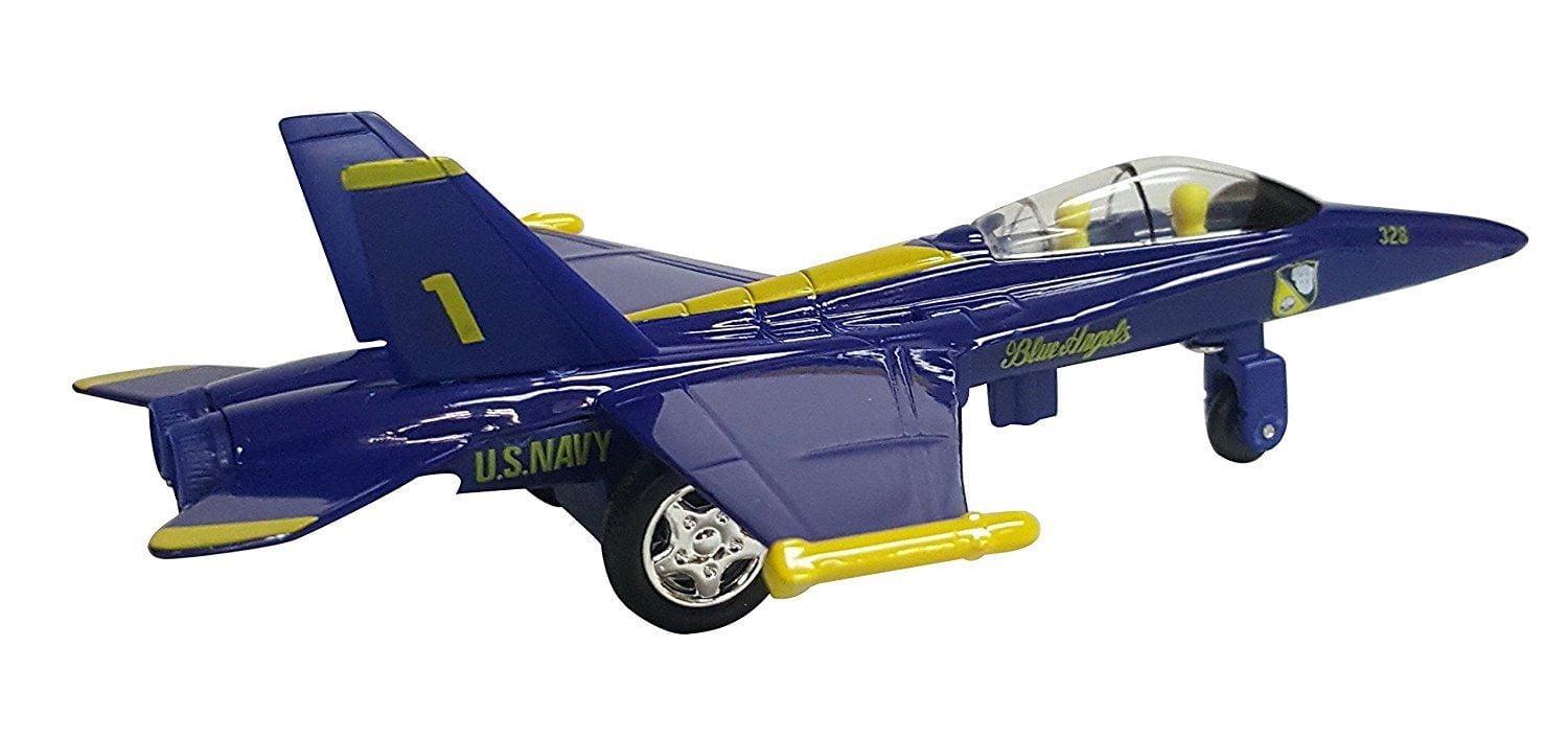 6.5" X-Planes US Navy F-18 Hornet Blue Angel Jet Diecast Toy Licensed!