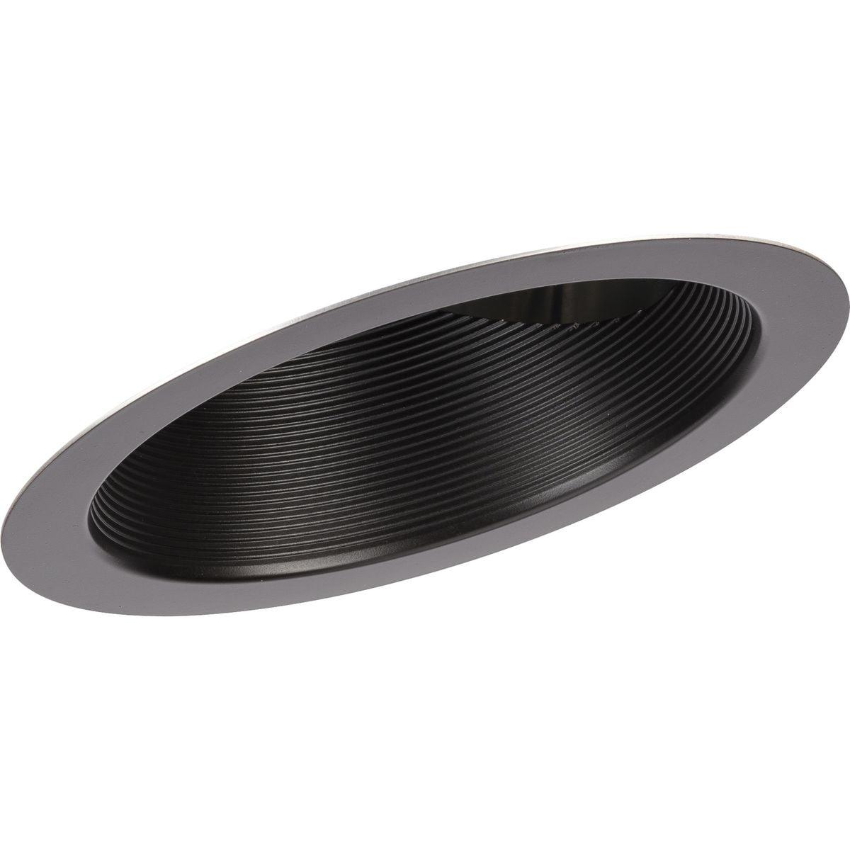 6" Recessed Sloped Ceiling Step Baffle Trim For 6" Housing