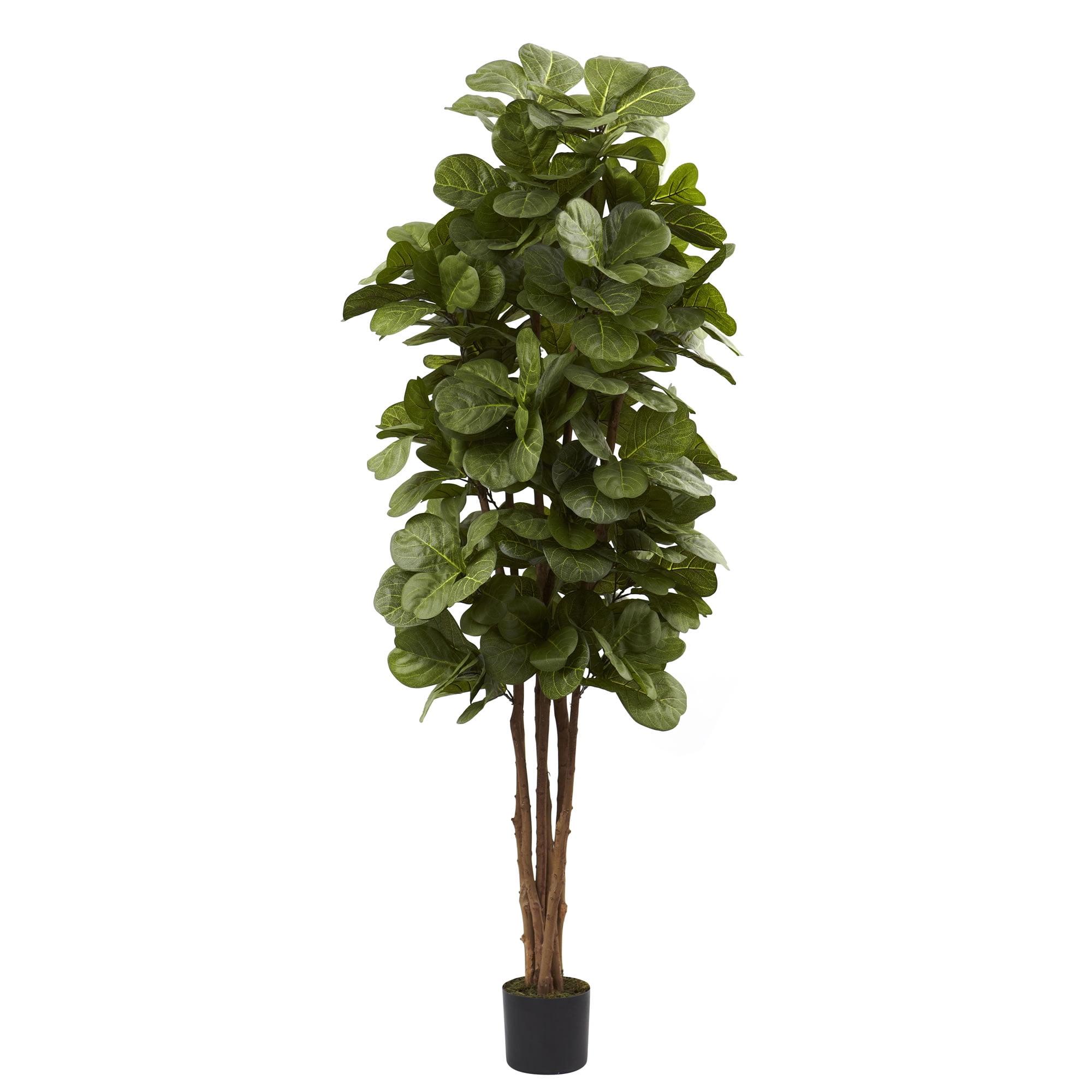 Verdant Charm 6' Silk Fiddle Leaf Fig in Decorative Planter