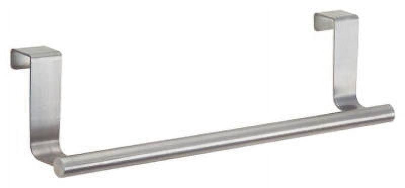 Brushed Silver Stainless Steel Over the Cabinet Towel Bar 9-1/4 in.