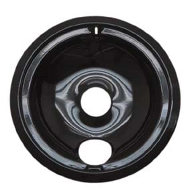 Range Kleen P101 Style A Small Heavy Duty Black Porcelain Drip Bowl