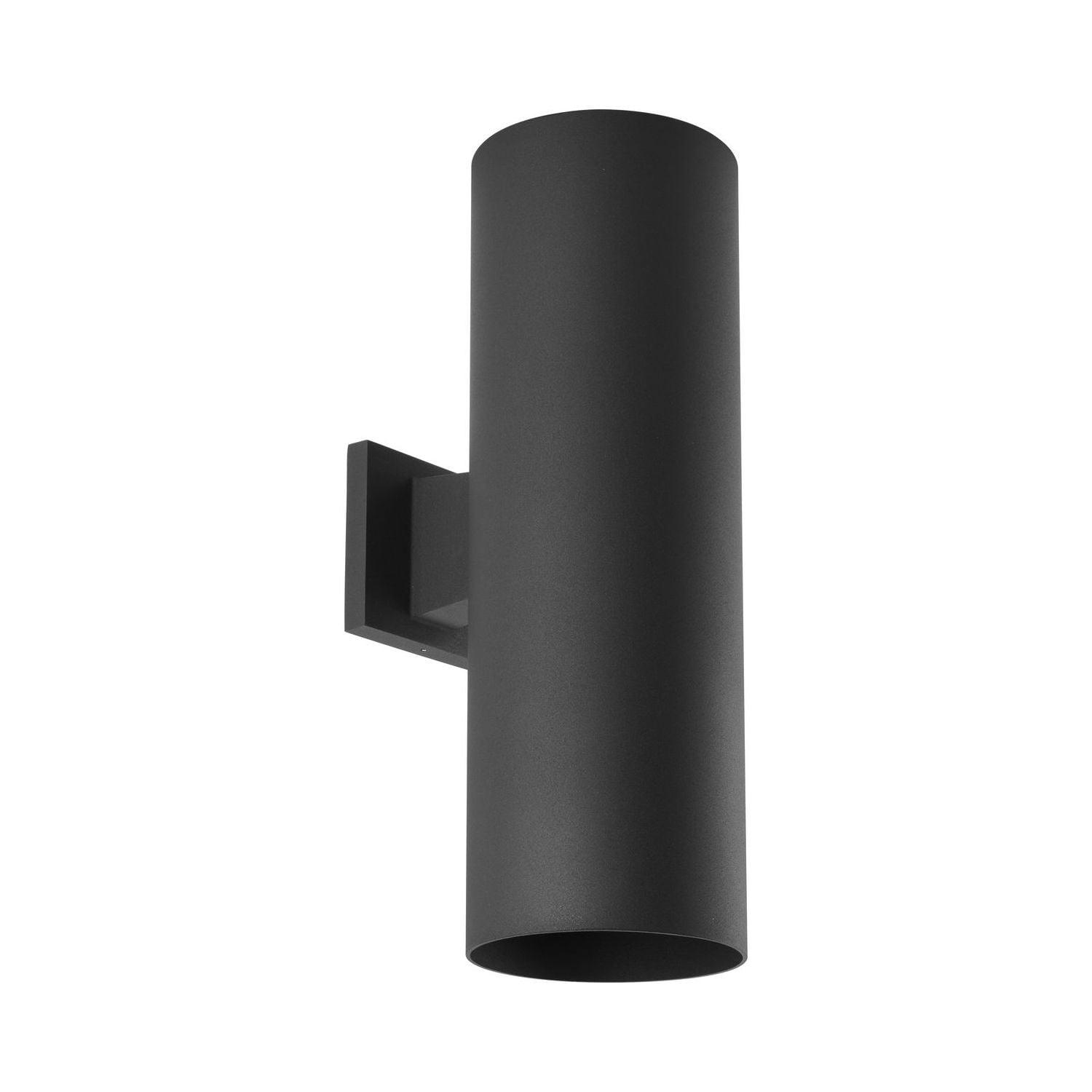 Elegant Dimmable Bronze-Black Cylinder Wall Light