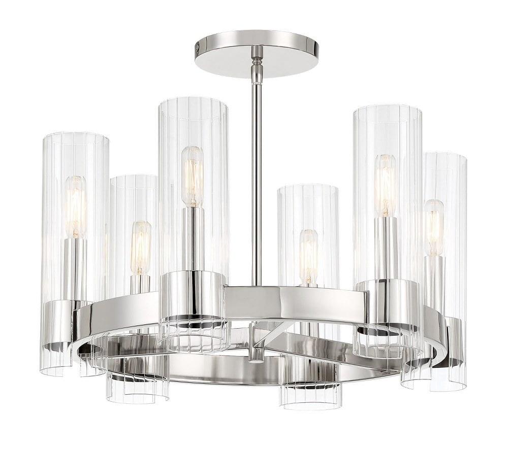 Minka Lavery - Vernon Place - 6 Light Chandelier In 24 Inches Tall and 20
