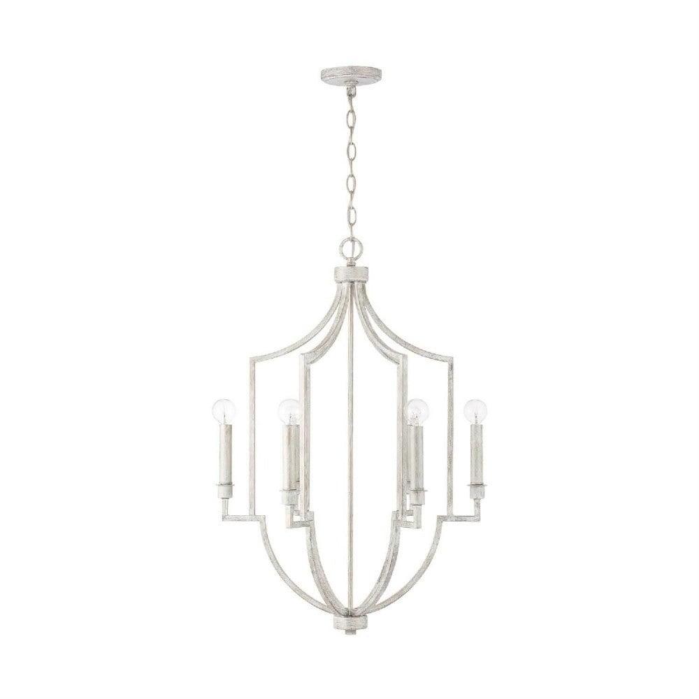 Capital Lighting 538561 Demi 6 Light 22" Wide Chandelier - White