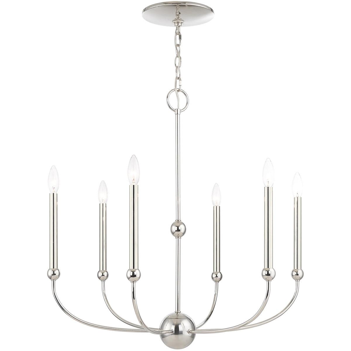 6 - Light Dimmable Chandelier