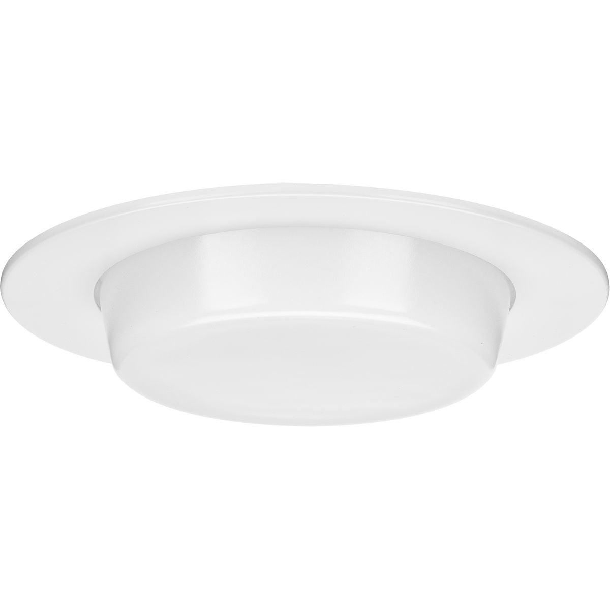 6" Recessed Drop Lensed Shower Trim With Frosted Glass Diffuser For 6 In. Housing