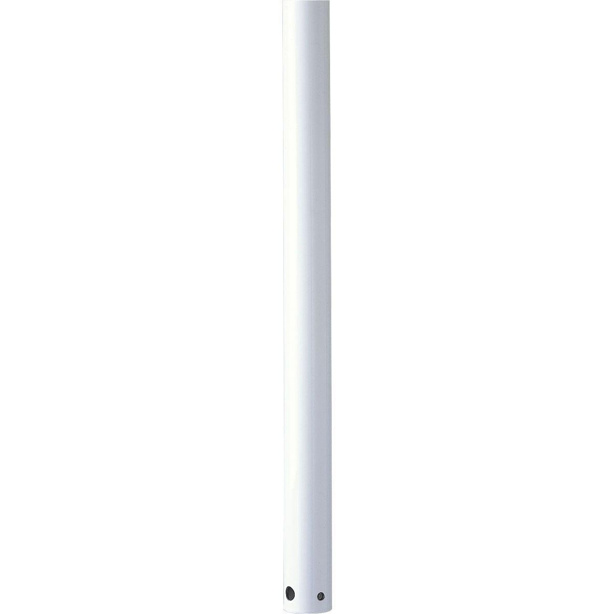 60-Inch Satin White Ceiling Fan Downrod