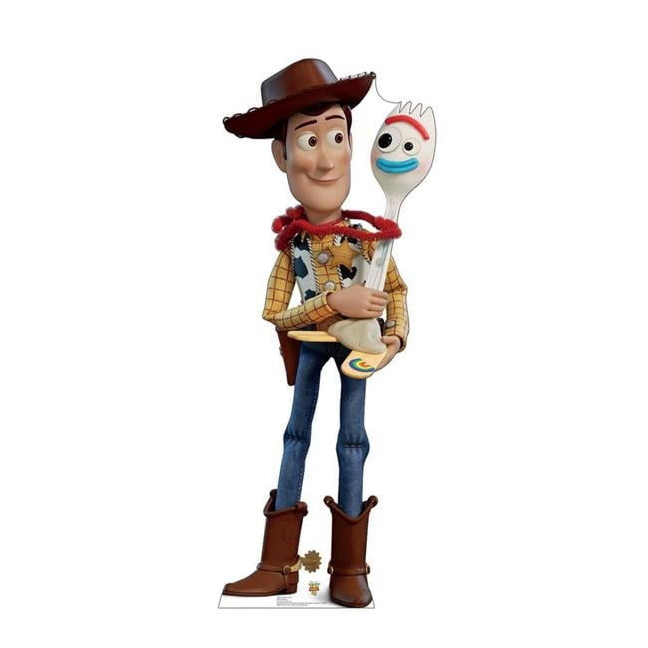 Life-Size Woody and Forky Cardboard Standup 60" x 23"