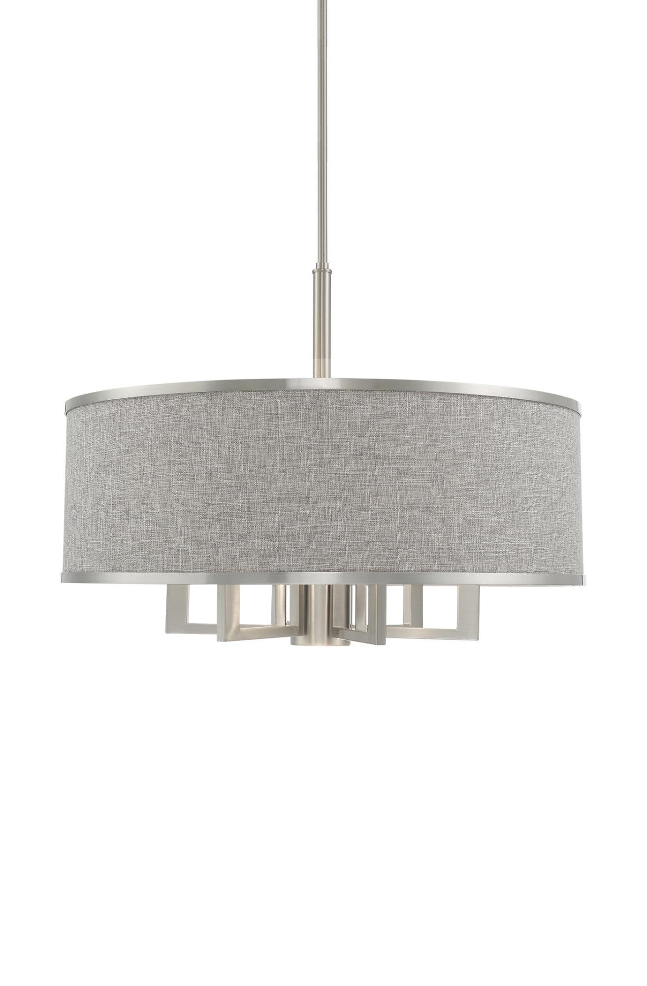 Livex Lighting Park Ridge 6 - Light Chandelier in Brushed Nickel