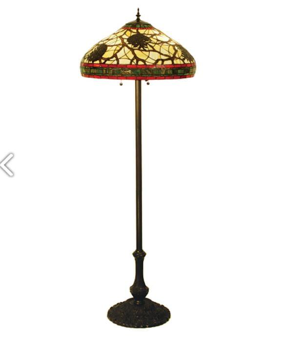 Meyda Lighting Pinecone 61'' Bronze Traditional Floor Lamp