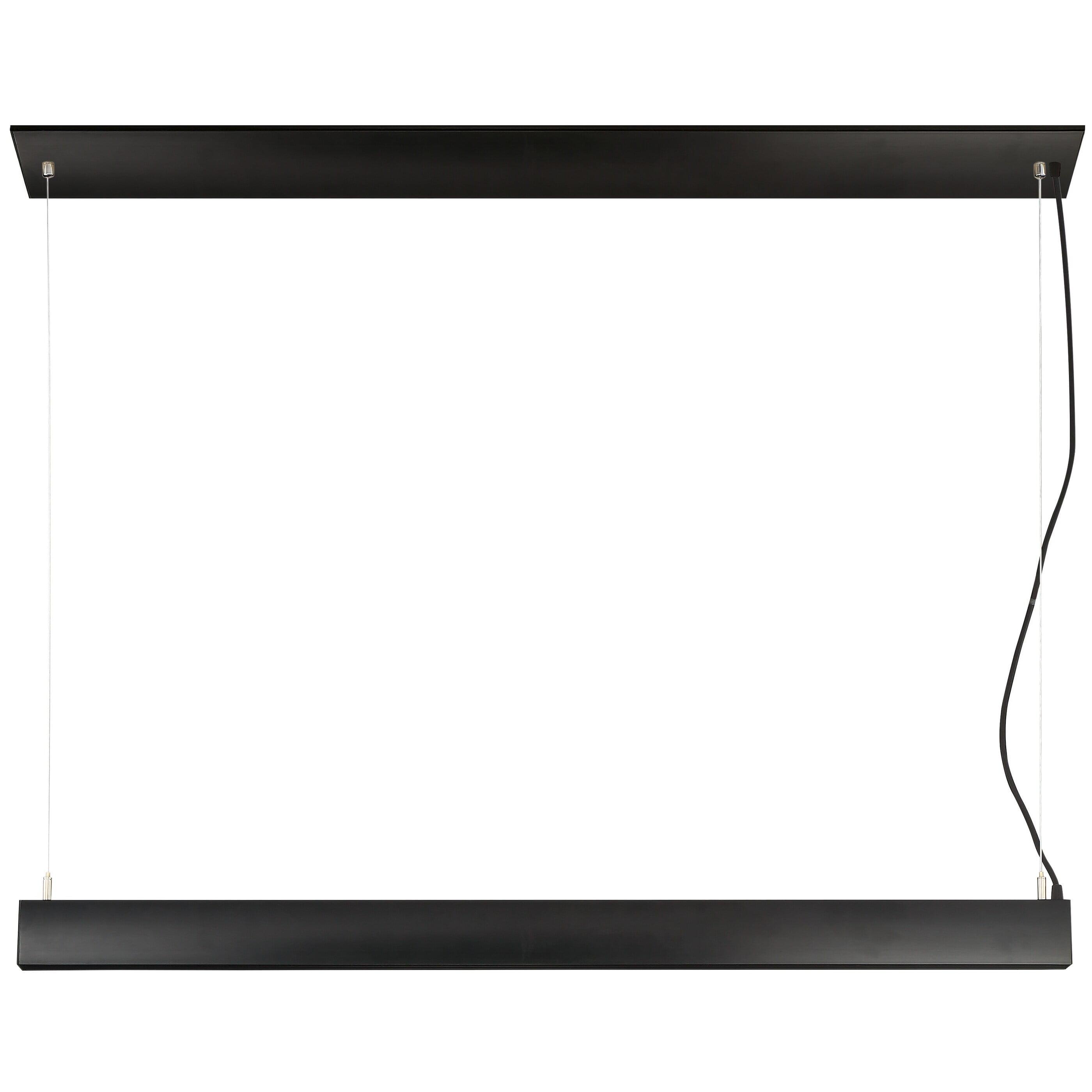 SensorWave 41.5" LED Black Linear Pendant Light