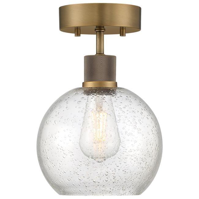 Access Lighting Port Nine 1 - Light Flush Mount in  Antique Brushed Brass