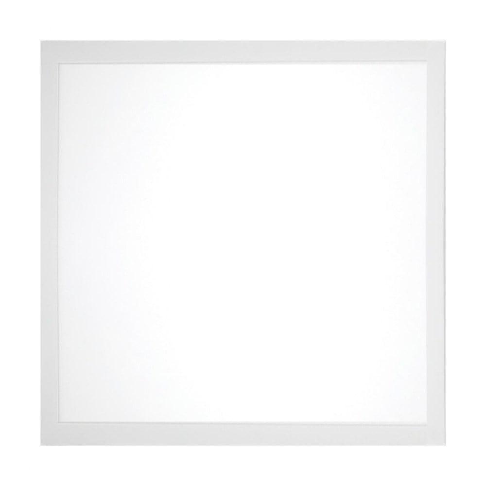 White Aluminum 24" Square LED Backlit Flat Panel Light