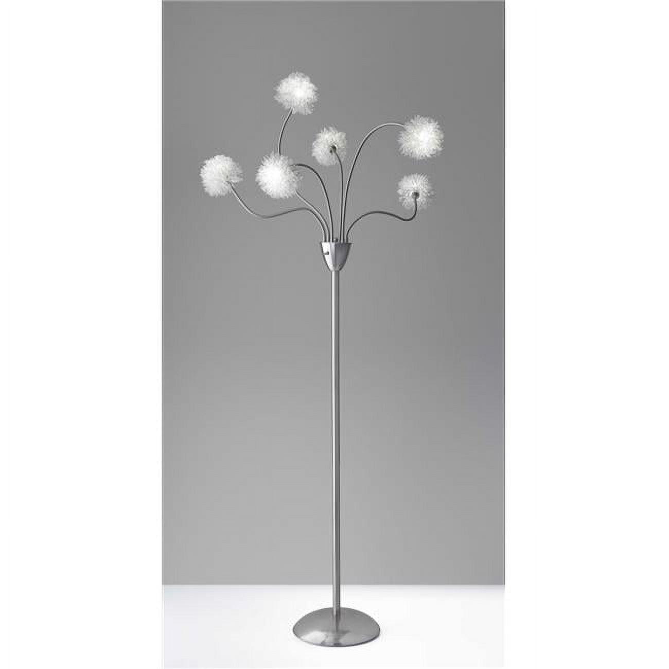 Arc Silver 68'' Adjustable LED Tree Floor Lamp