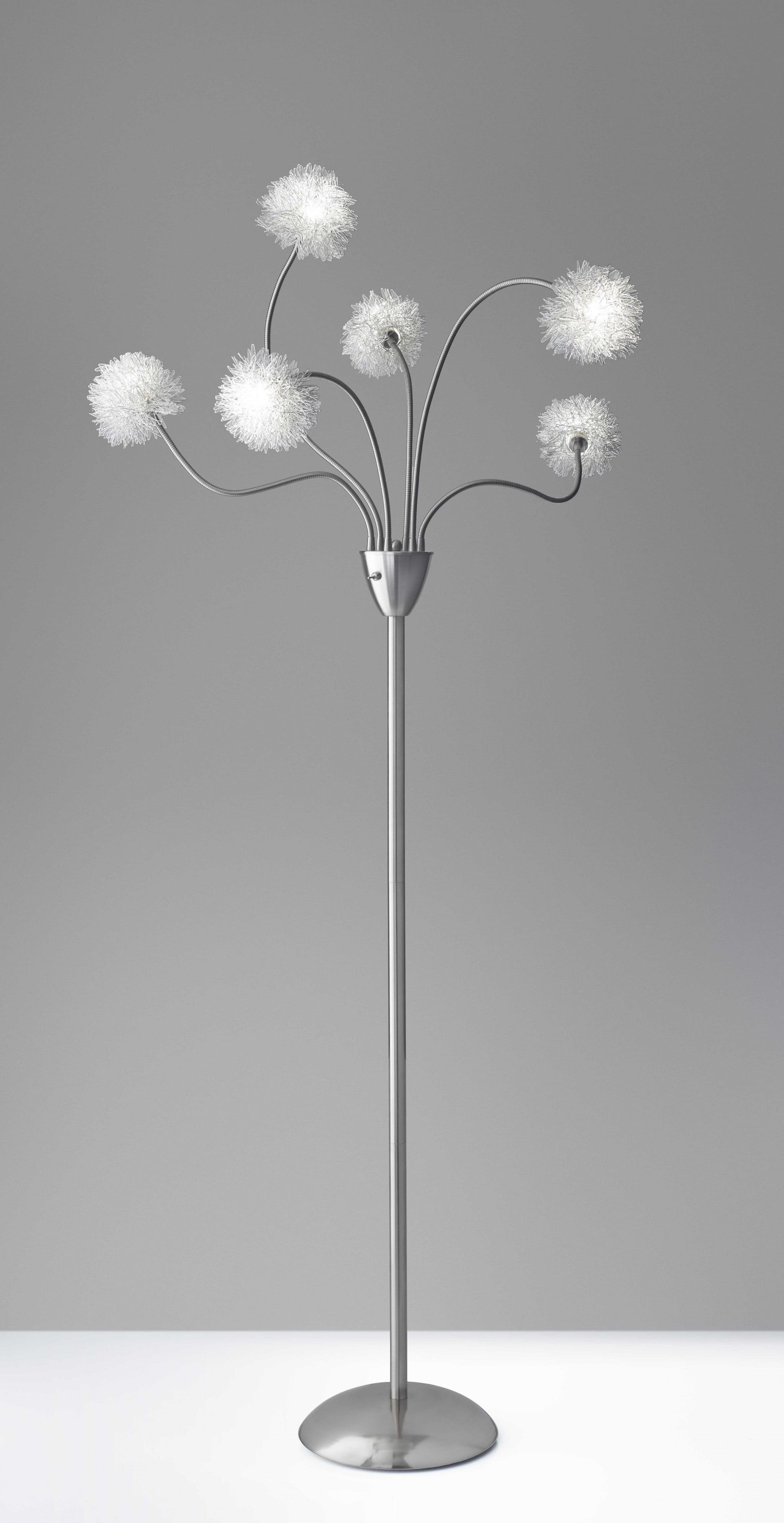 68'' Silver LED Tree Floor Lamp