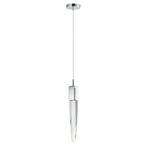 -6W 1 Led Pendant-4.75 Inches Wide By 21 Inches High-Polished Chrome Finish Et2 Lighting E31241-20Pc