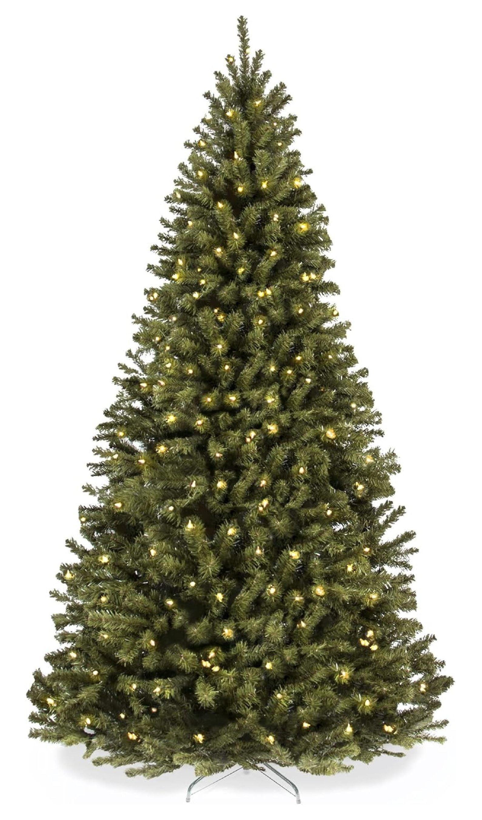 6ft Pre-Lit Green Spruce Artificial Christmas Tree with Lights