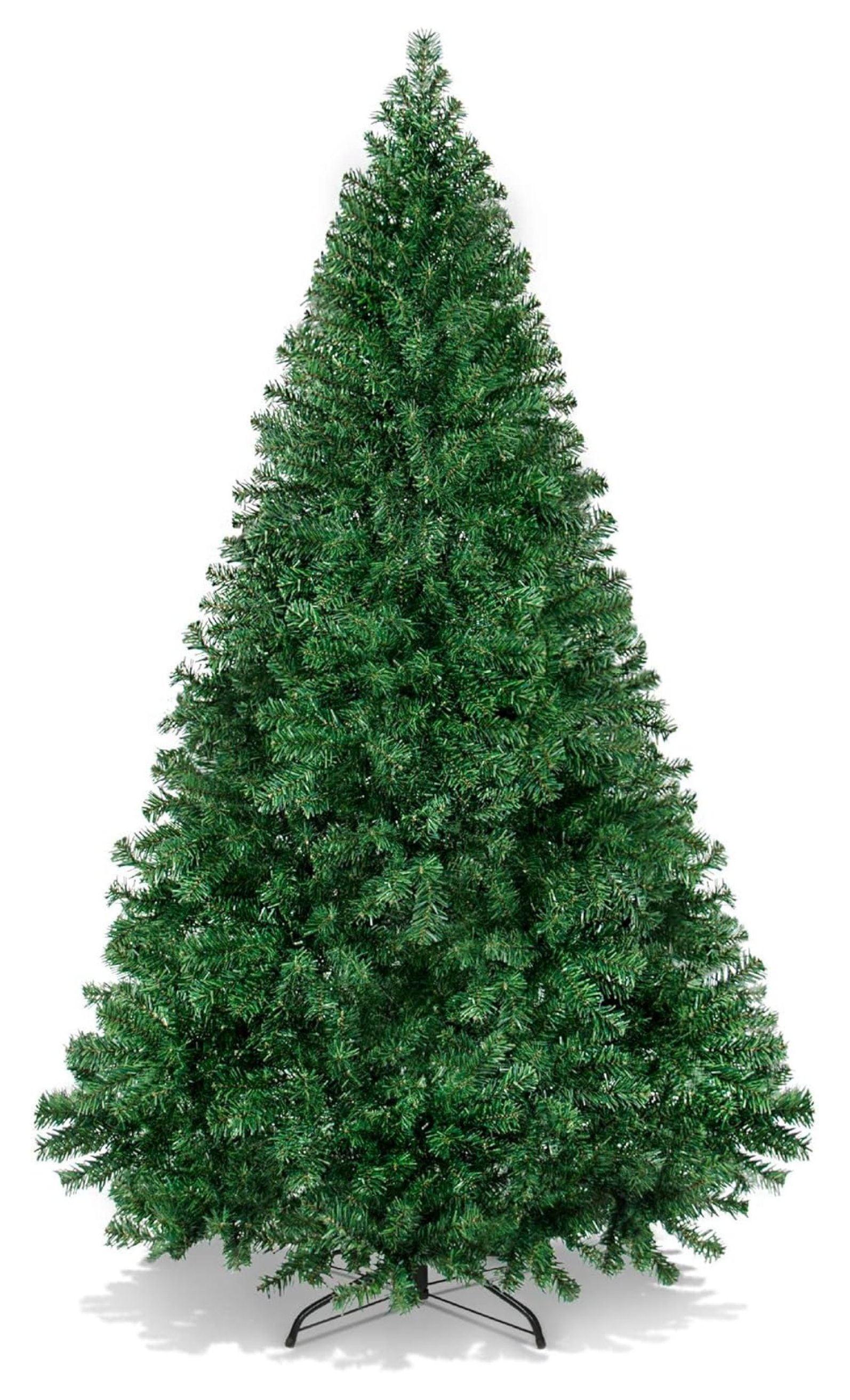 SUGIFT 6ft Premium Artificial Christmas Tree Pine Hinged Xmas Tree W/1000 Branch Tips & Metal Stand