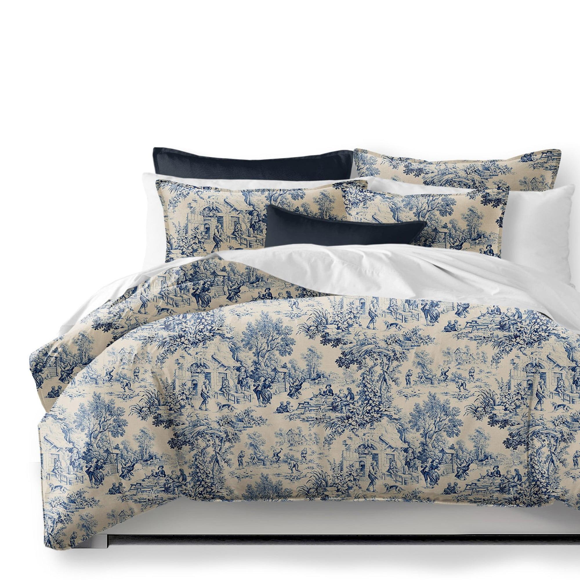 The Tailor's Bed Toile De Jouy Standard Cotton Duvet Cover Set