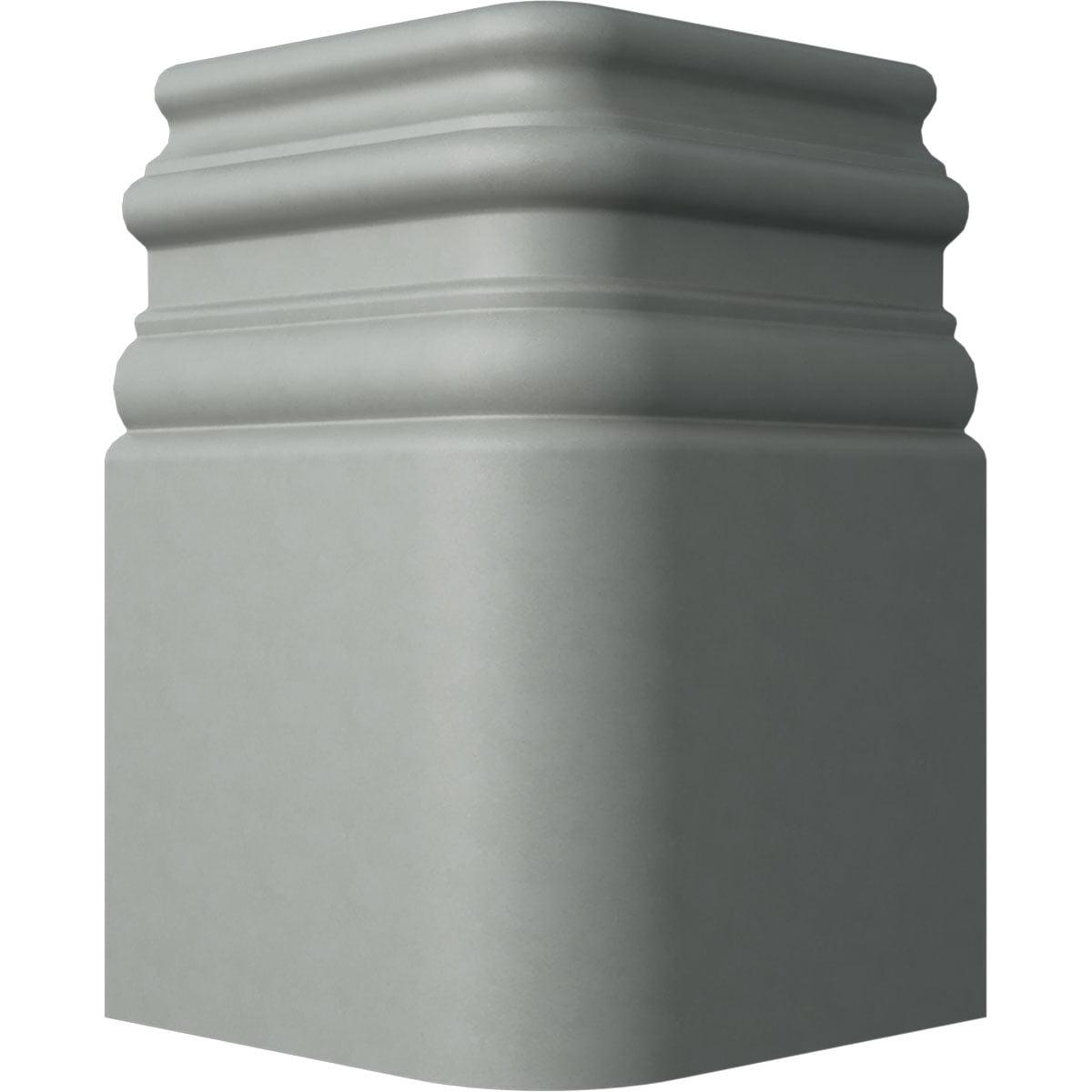7 3/8"H x 4 3/4"P Hillsborough Baseboard Moulding Outside Corner