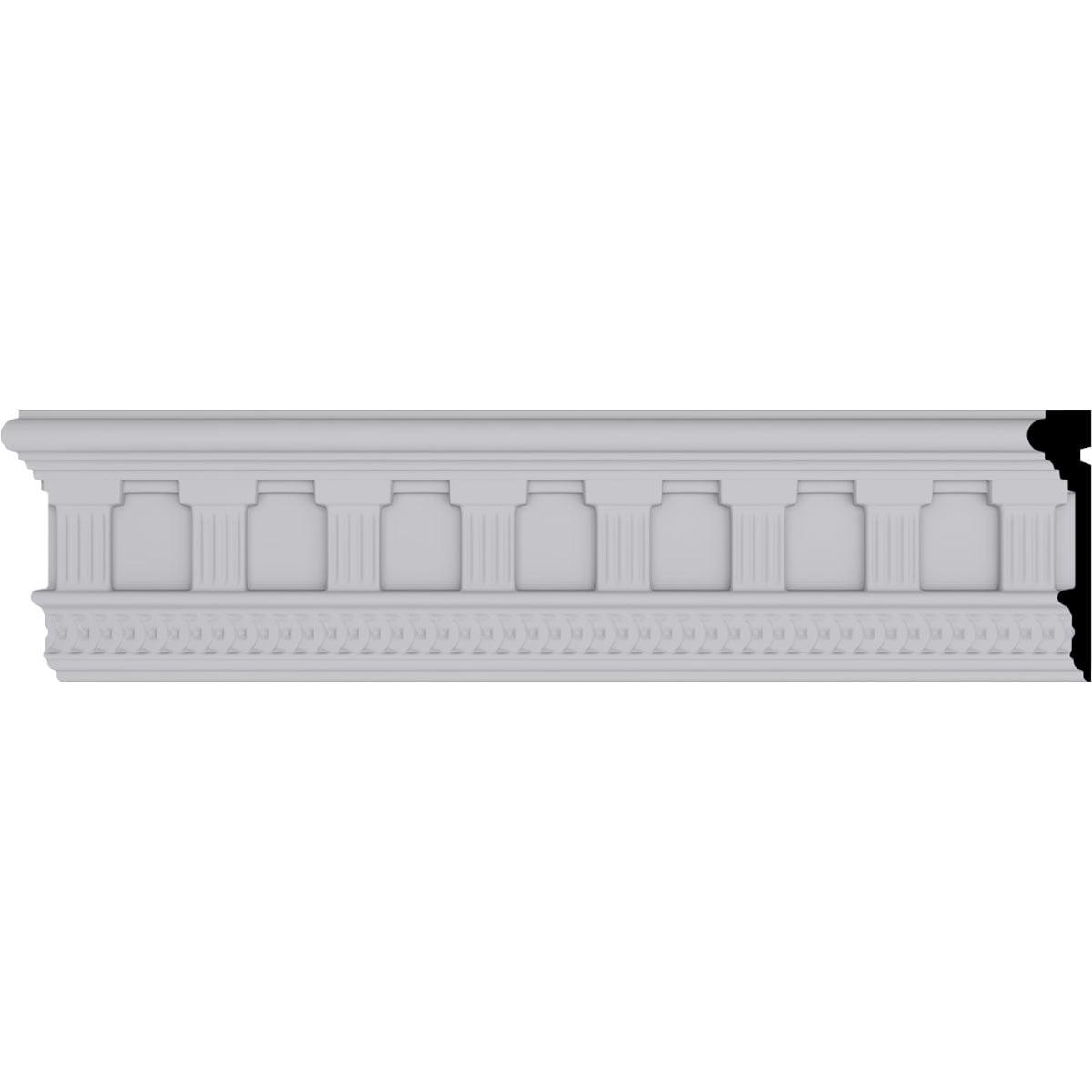 Ekena Millwork 7 7/8"H x 1 7/8"P x 94 1/2"L Bradford Classic Doril Frieze