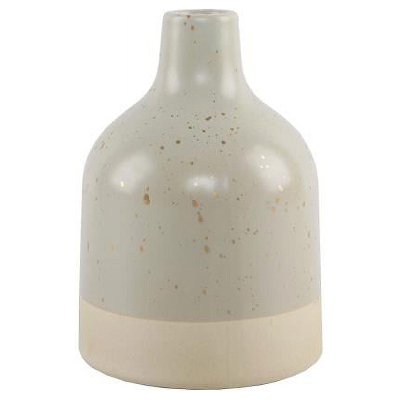 7'H Two-tone Speckle Ceramic, Sage